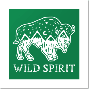 Wild Spirit Shirt | Graphic Tees | Hiking Shirt | Adventure Unisex Shirt | Boho Shirt | Adventure Tshirt Posters and Art